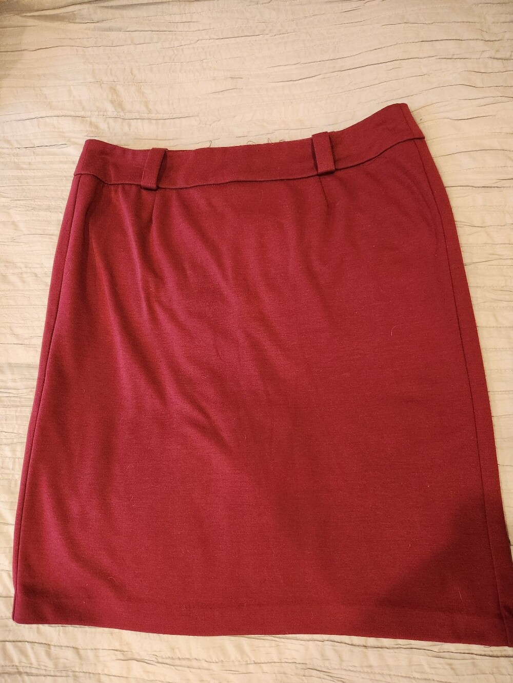 Berry Pinkish-Purple Pencil Skirt